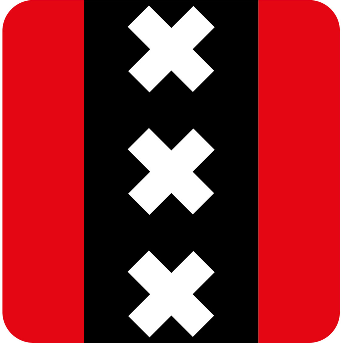 15x stuks Amsterdam onderzetters / bierviltjes van karton -