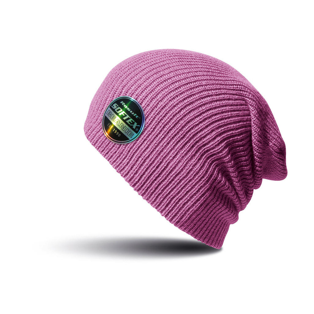 Softex beanie wintermuts in het roze -