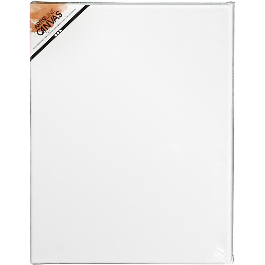 2x stuks schildersdoeken 30 x 40 cm voor hobby verven/schilderen -