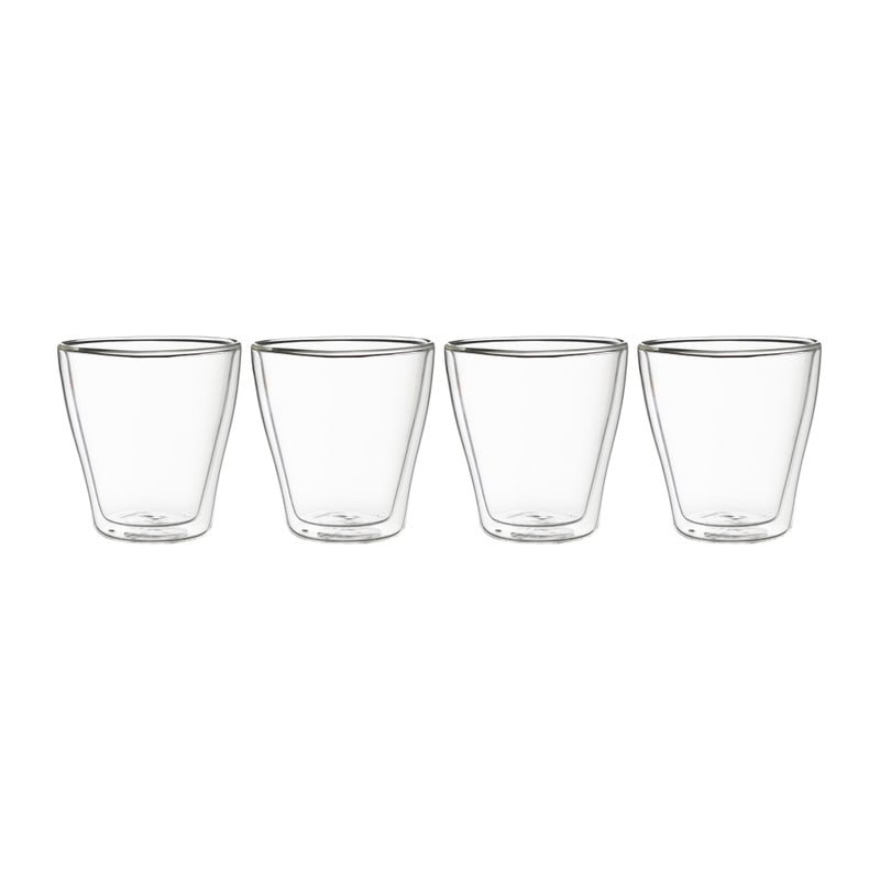 Dubbelwandige glazen - 350 ml - set van 4