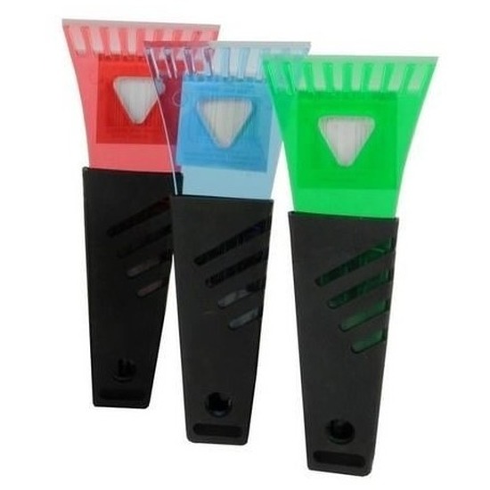 All Ride IJskrabber - 1x stuks - willekeurige kleur - auto ruitenkrabbers -
