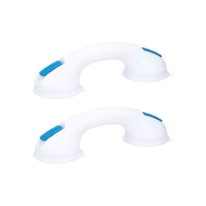 Set van 2x stuks badkamer handgrepen met zuignappen 29,5 cm -