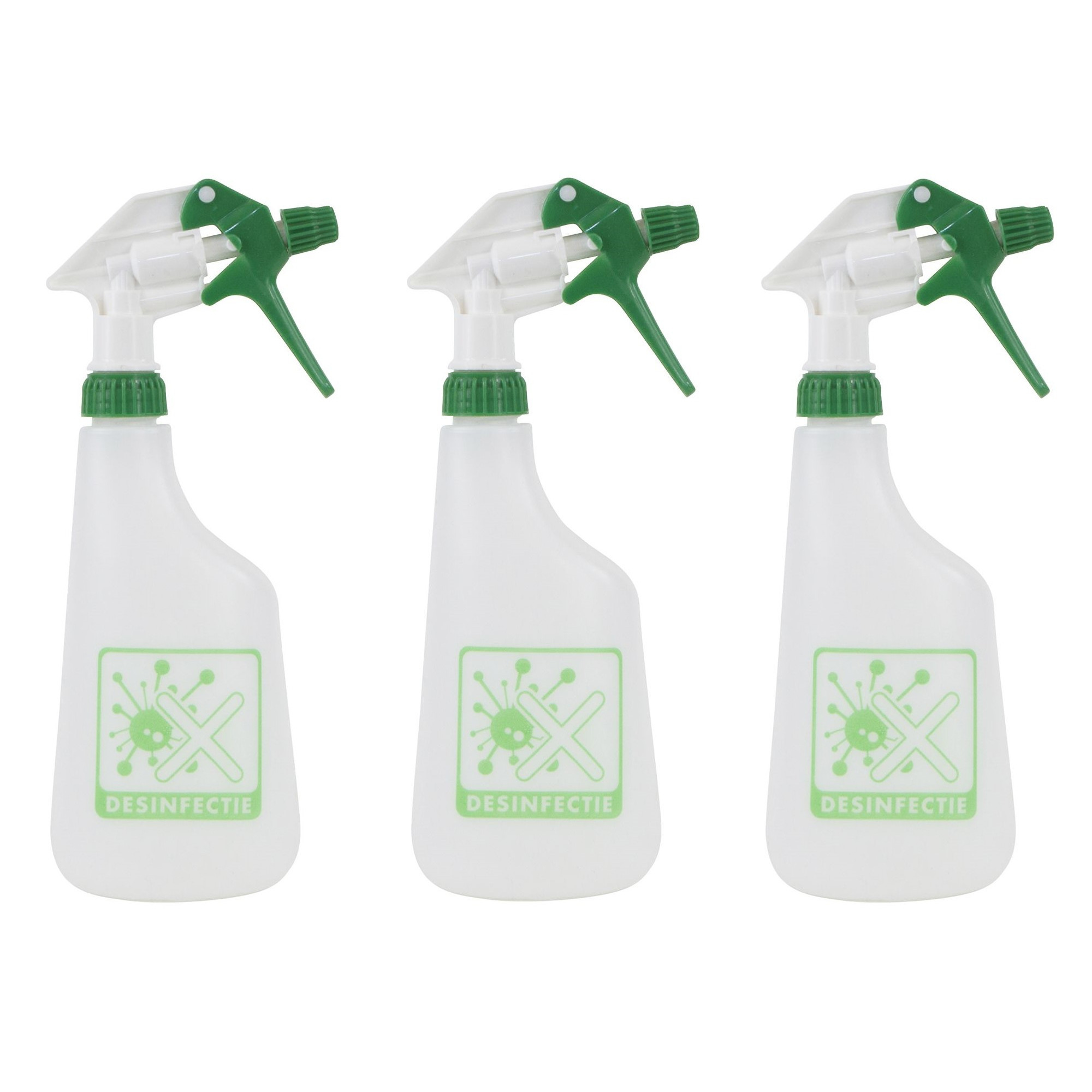 5x Plantenspuiten/waterspuiten 0,6 liter desinfectie spray -