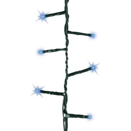 Kerstverlichting twinkle blauw - lichtsnoer - 16 m - binnen/buiten - 750 LEDs -