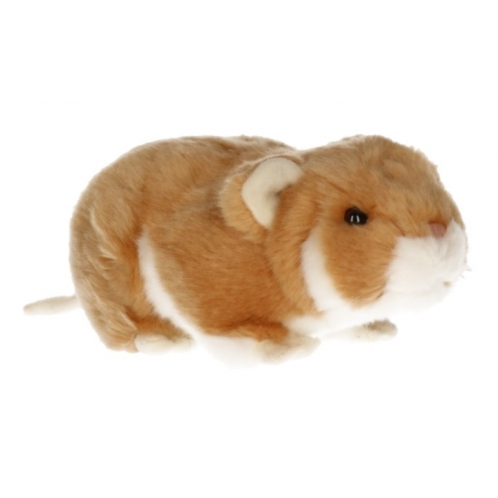 Semo Pluche hamster knuffel - 18 cm - speelgoed dieren hamsters -