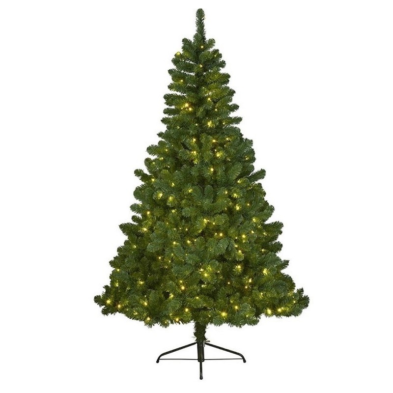 Kunst kerstboom Imperial Pine met verlichting 180 cm -