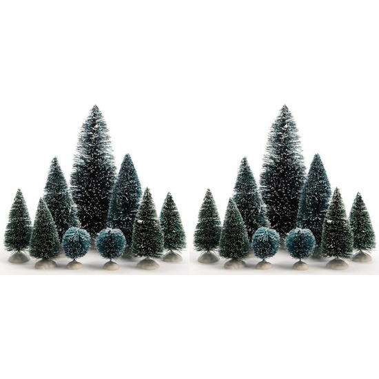 Miniatuur boompjes 18 stuks -