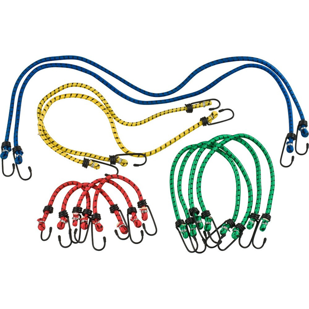 1x stuks bagagespinnen / snelbinders 12-delig -