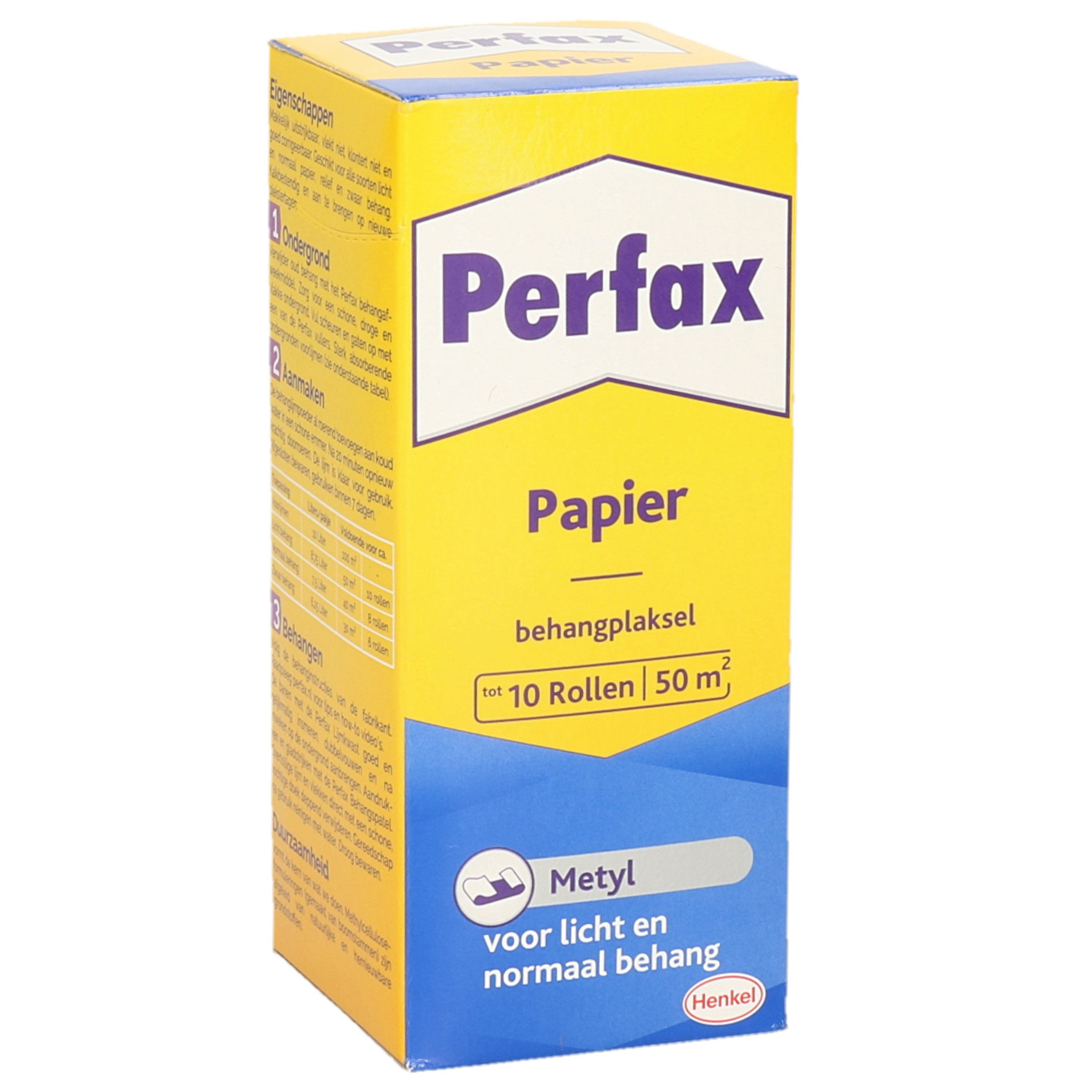 Perfax metyl behanglijm/behangplaksel 125 gram -