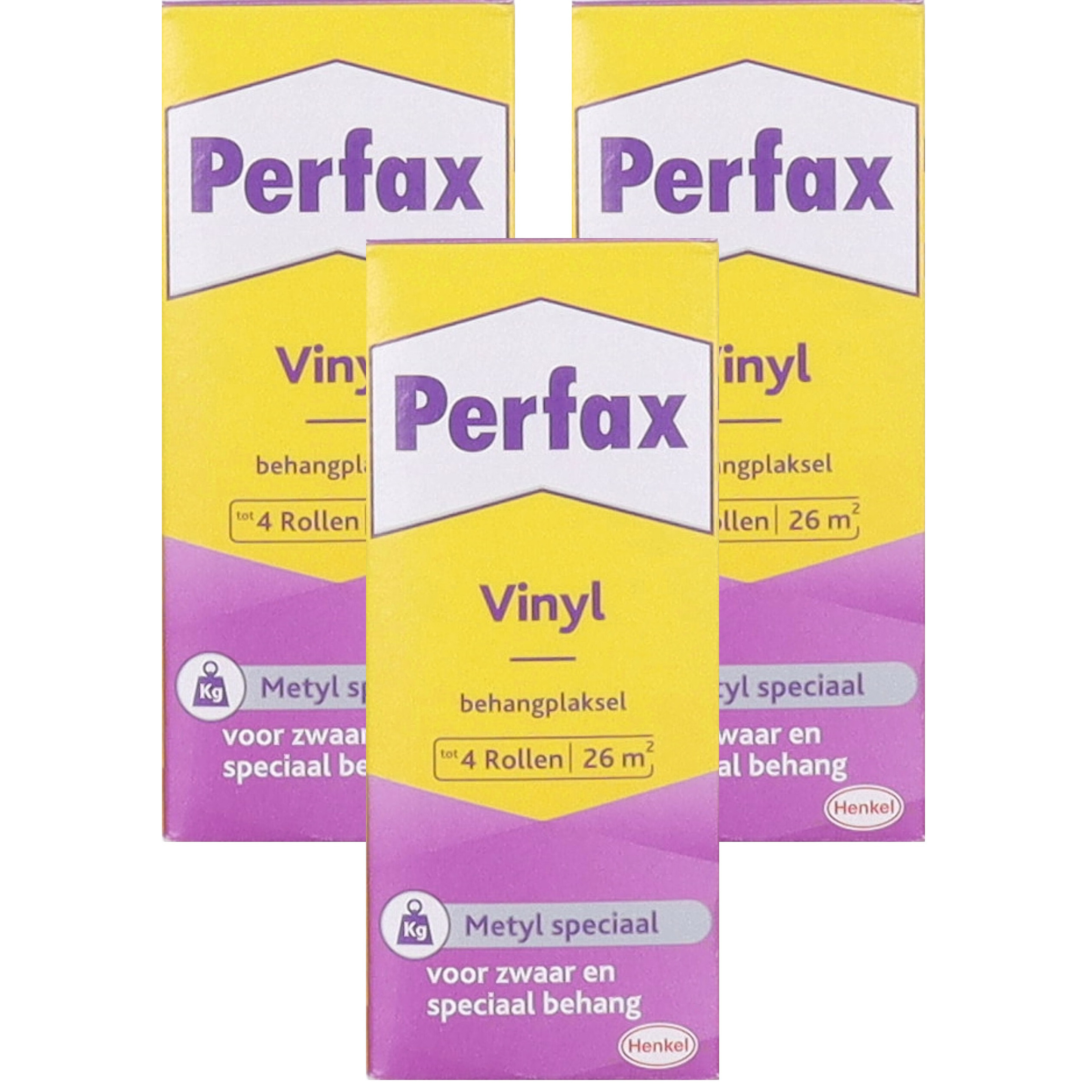 Perfax metyl speciaal - 3x - behanglijm/behangplaksel - 180 gram -