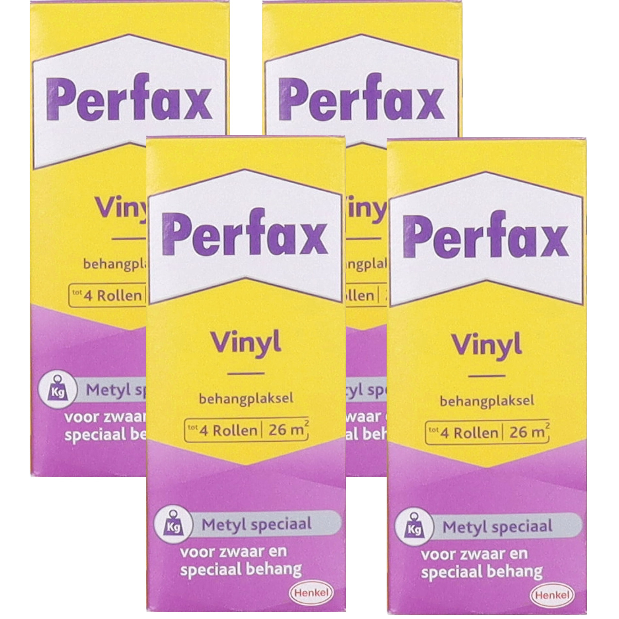 Perfax metyl speciaal - 4x - behanglijm/behangplaksel - 180 gram -