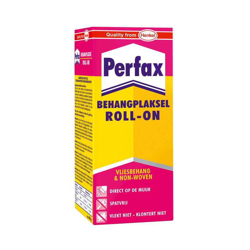 Perfax roll-on behanglijm/behangplaksel vliesbehang 200 gram -