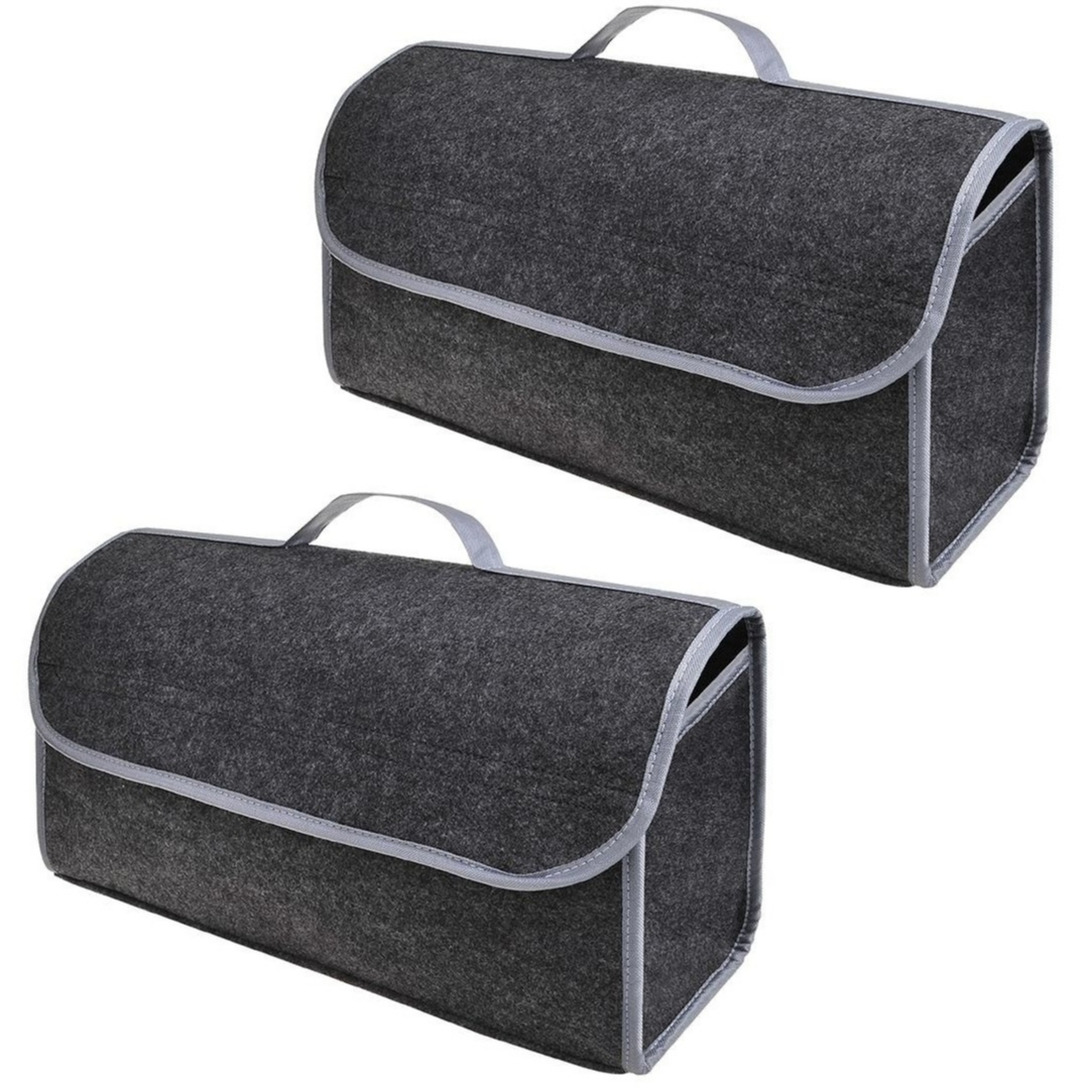 Set van 2x stuks kofferbak organizers / kofferbaktas 15,5 liter -