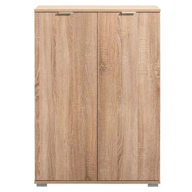 Kast Alaska - eikenkleur - 101x71x35 cm - Leen Bakker