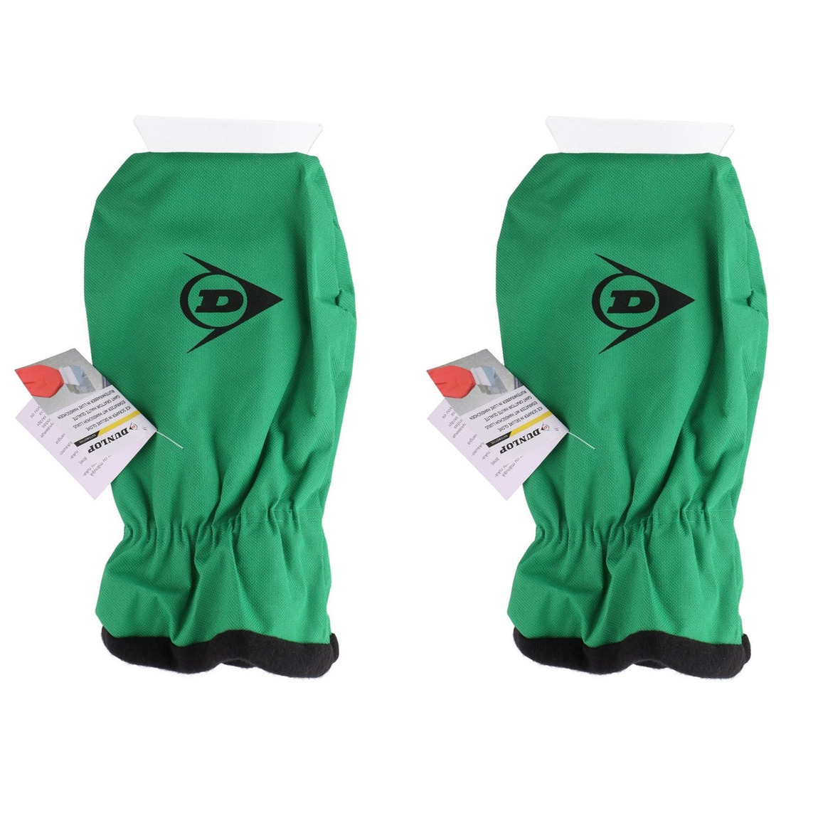 2x Ijskrabbers met warme handschoen groen 35 cm -