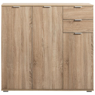 Kast Alaska - eikenkleur - 101x107x35 cm - Leen Bakker
