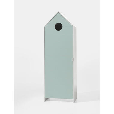 Vipack kledingkast Casimi 1 deurs - mint - 171,5x57,6x37 cm - Leen Bakker