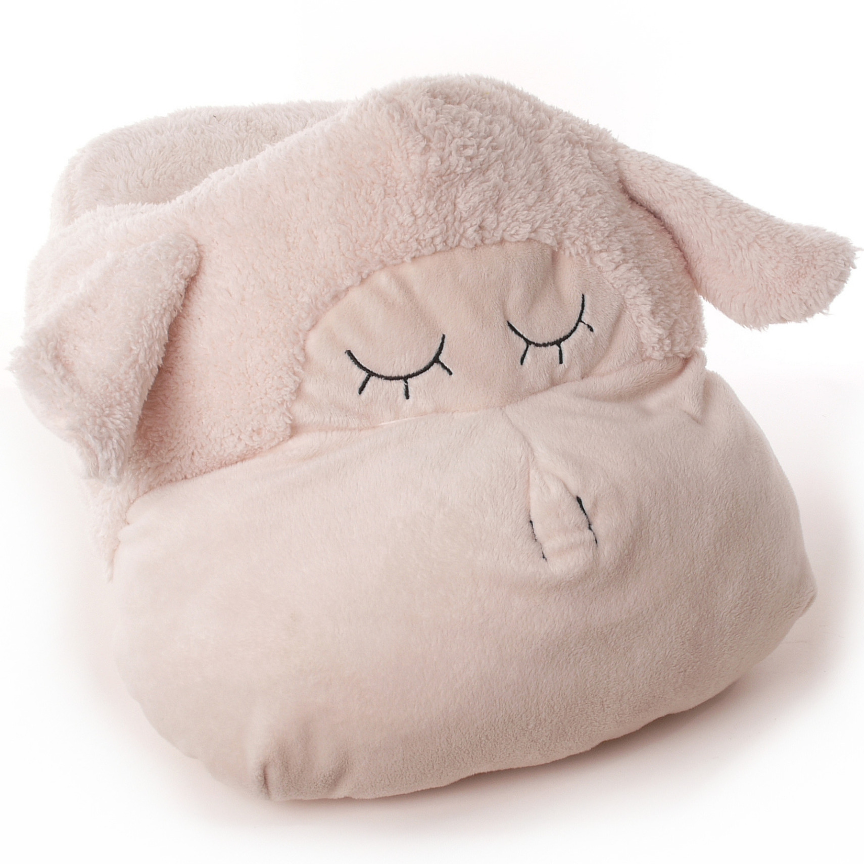 Grote schaap/lammetje voetenwarmer slof voor kinderen/dames One size -