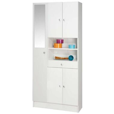 Kast Imbattable - wit - 180x82x32 cm - Leen Bakker