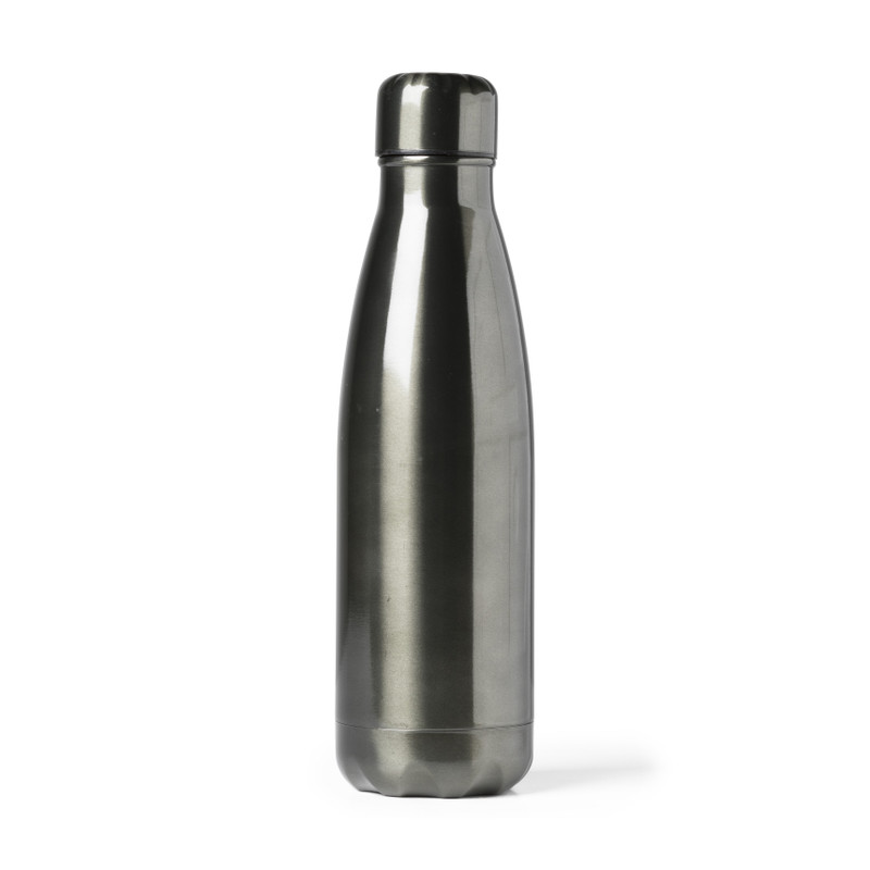 Thermosfles to go - zwart - 450 ml