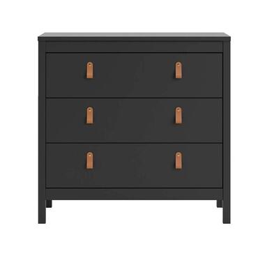 Ladekast Madeira - zwart - 80x82x38 cm - Leen Bakker