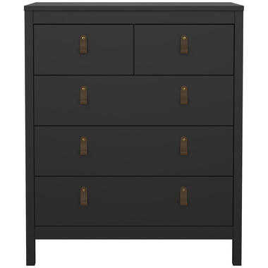 Ladekast Madeira - zwart - 99x82x38 cm - Leen Bakker