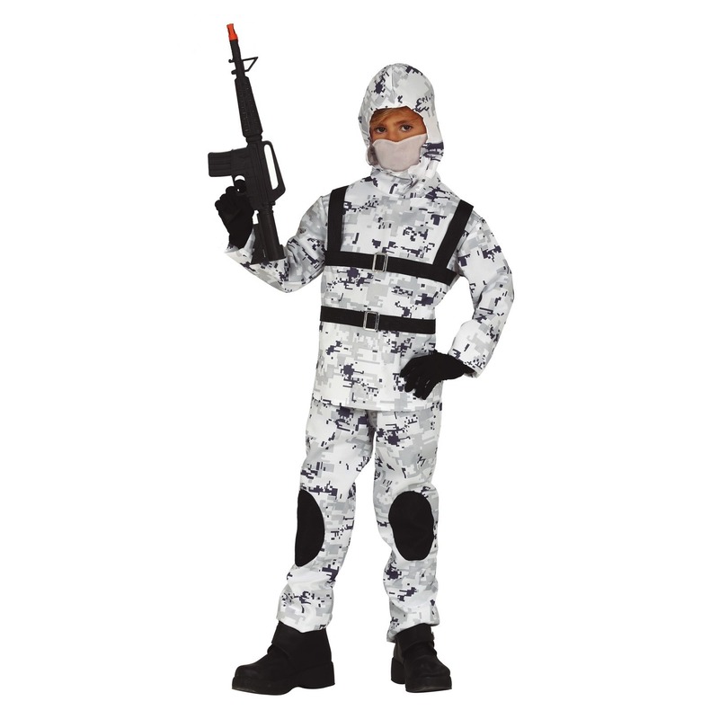 Soldaat special forces verkleed kostuum voor jongens 10-12 jaar (140-152) -