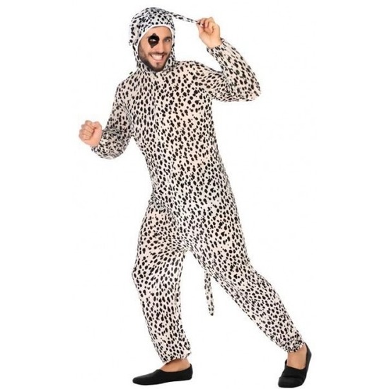 Verkleed kostuum dieren - Dalmatier honden pak - volwassenen - carnavalskleding XL -