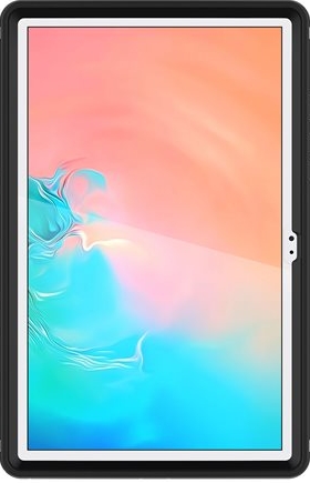 Defender Series - Achterzijde behuizing voor tablet - polycarbonaat, synthetisch rubber - zwart - voor Samsung Galaxy Tab A7 (10.4 inch)