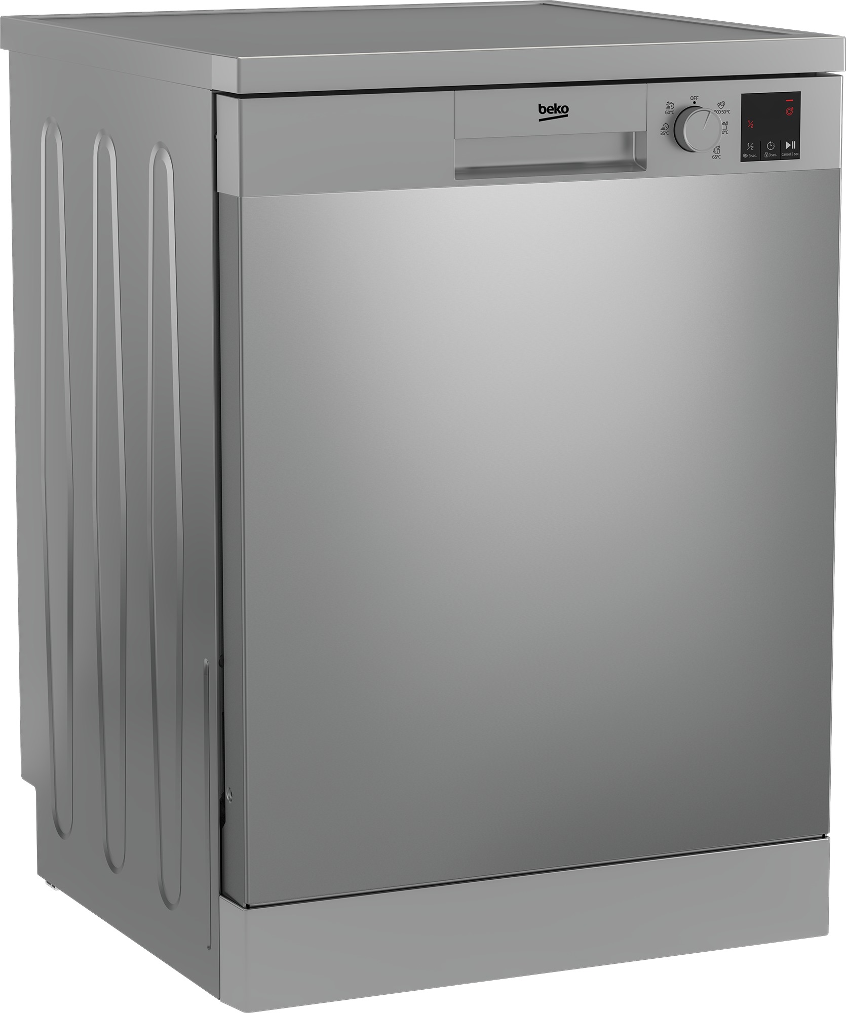 Beko DVN05320X Vrijstaande vaatwasser Grijs