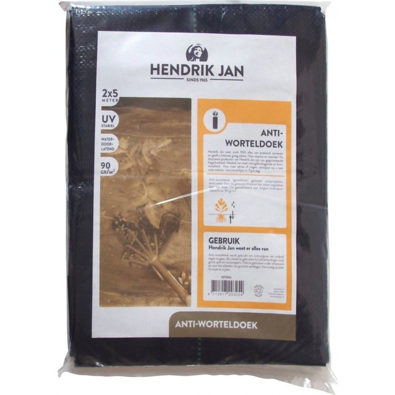 Anti worteldoek/onkruiddoek 2 x 5 meter -