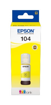 Epson 104 EcoTank inktfles Inkt Geel