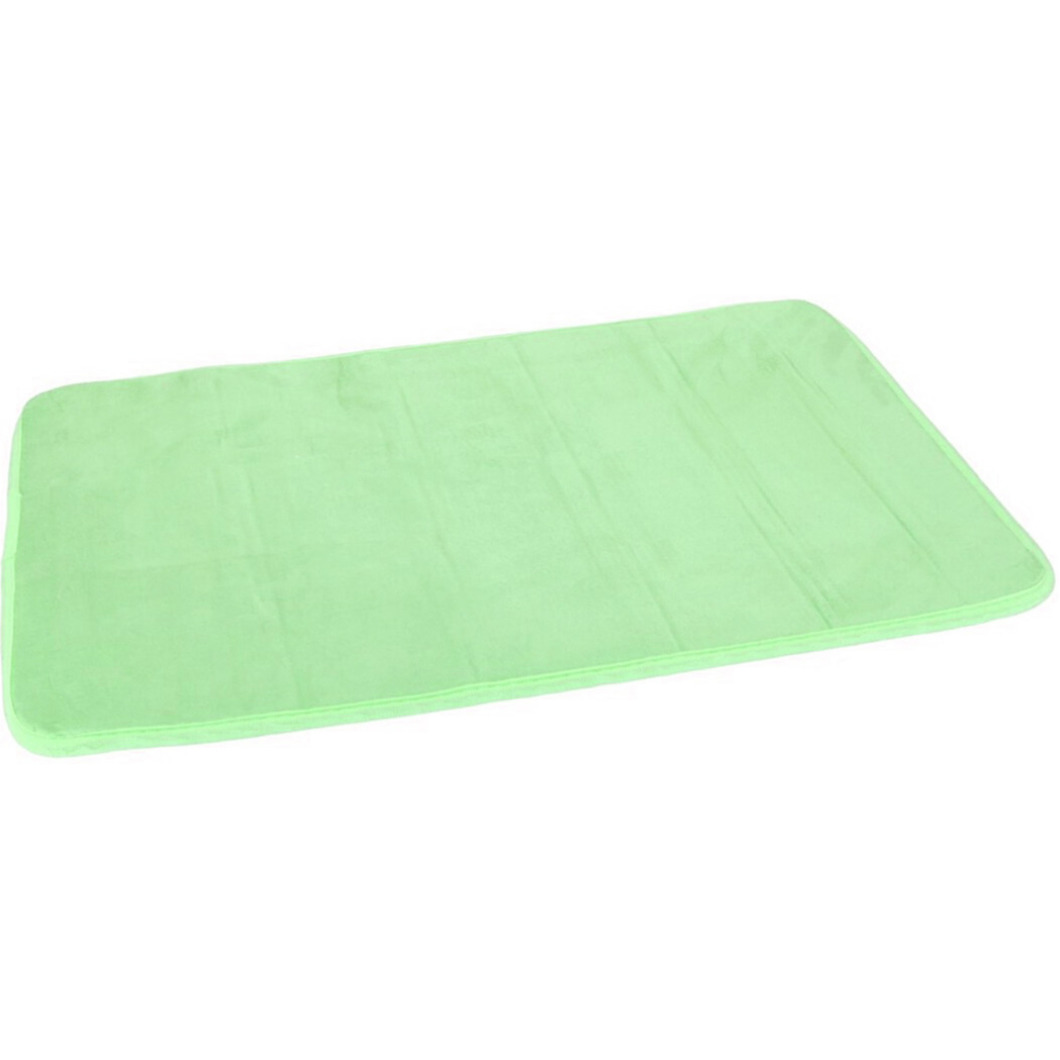 Gerim Badmat - groen - sneldrogend - 40 x 60 cm - rechthoekig -