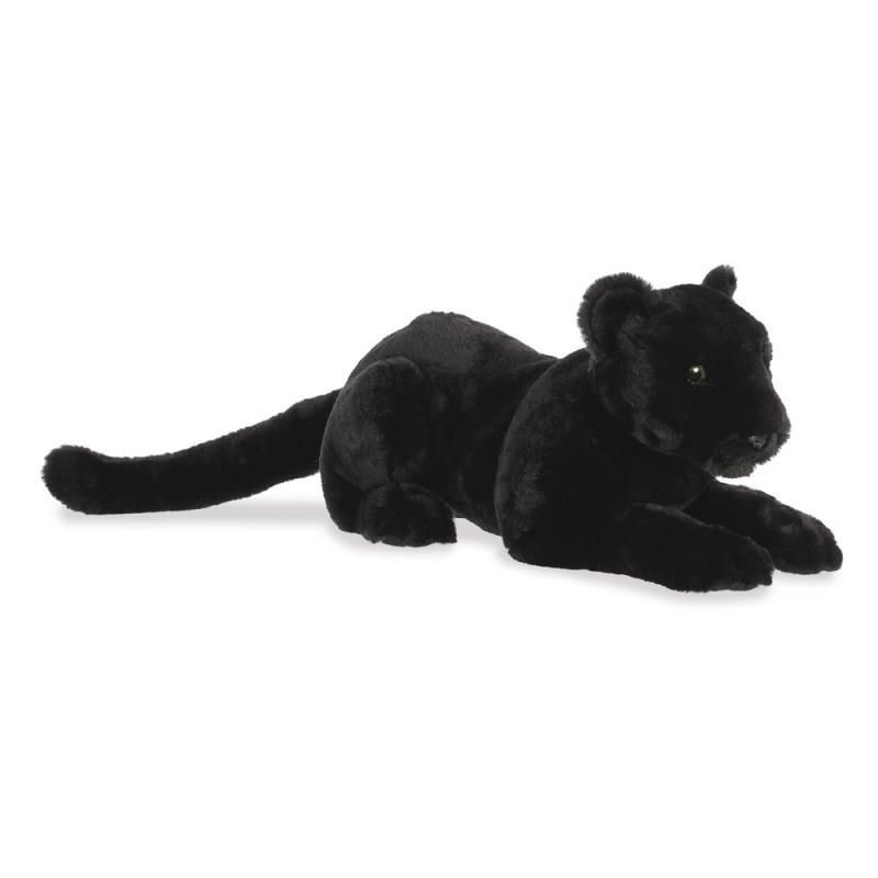 Pluche knuffel zwarte panter - 51 cm - kinder speelgoed dieren knuffels -