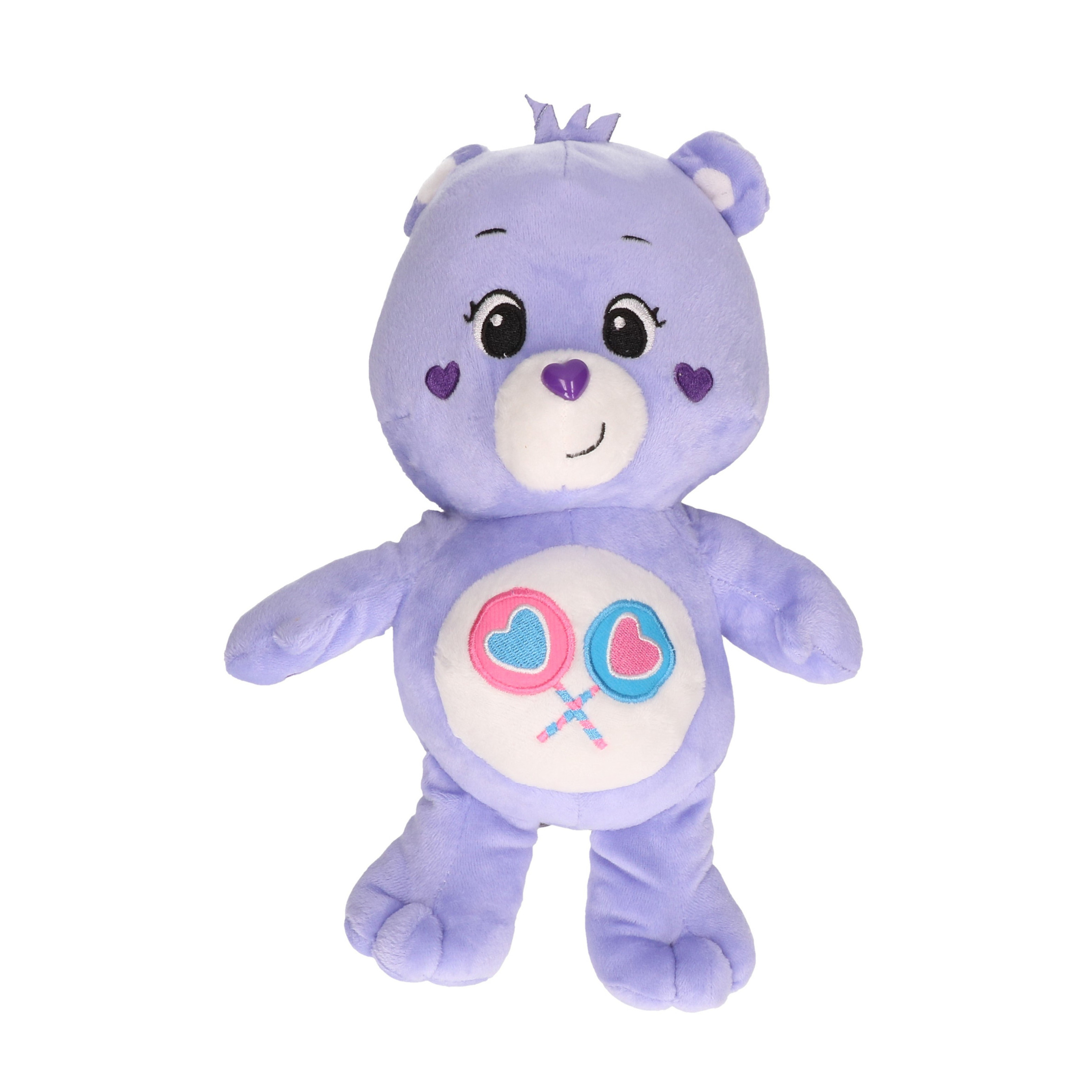 Pluche Troetelbeertje knuffel paars 21 cm -