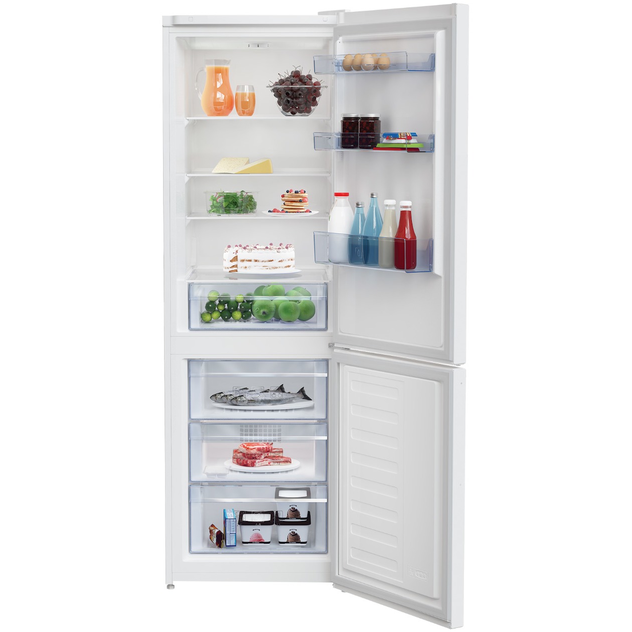 Beko RCSA366K40WN Koel-vriescombinatie Wit