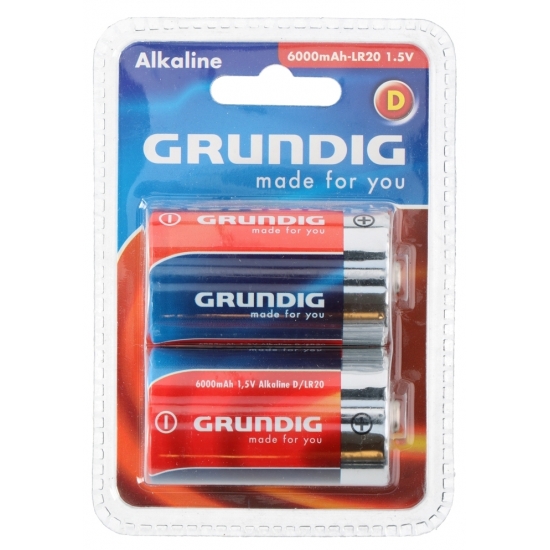 4x stuks Batterijen LR20 Grundig -