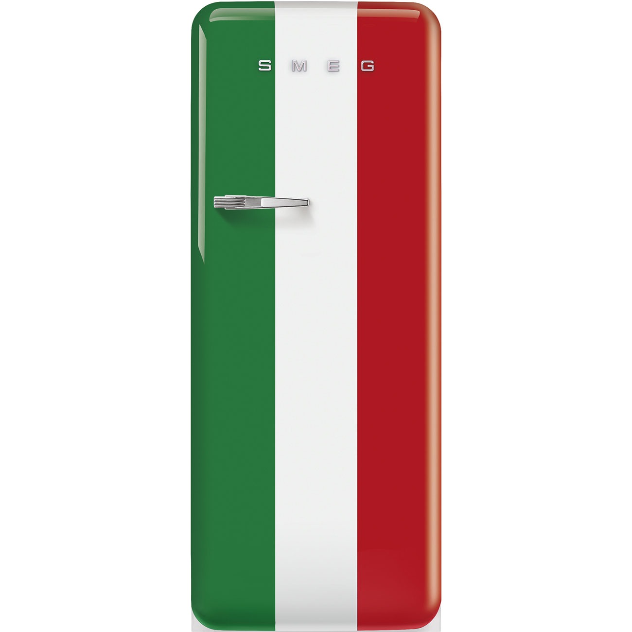 Smeg FAB28RDIT5 italiaanse vlag Koelkast met vriesvak Groen