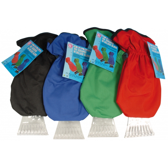 IJskrabbers met warme handschoen - rood - volwassenen -