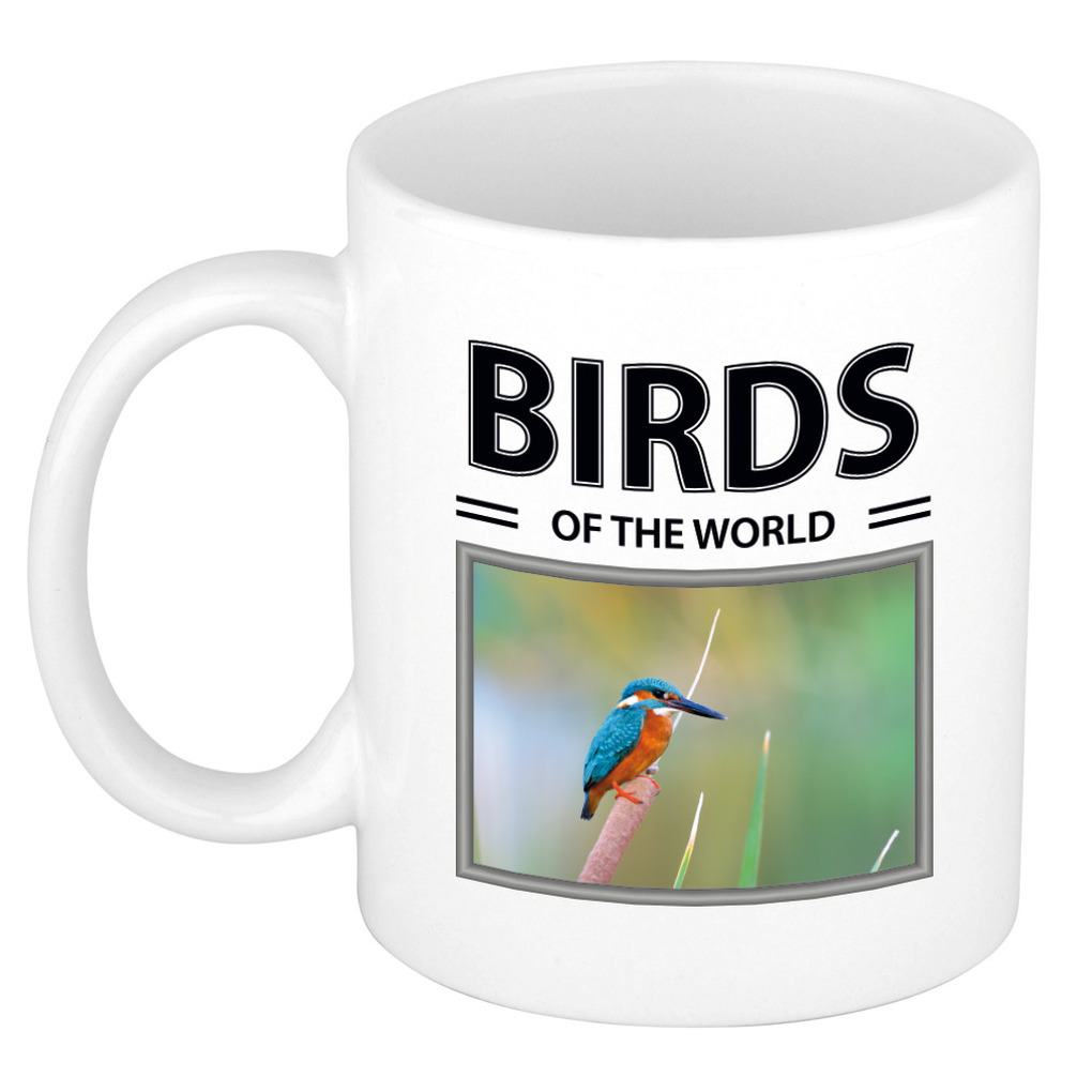 Ijsvogels mok met dieren foto birds of the world -