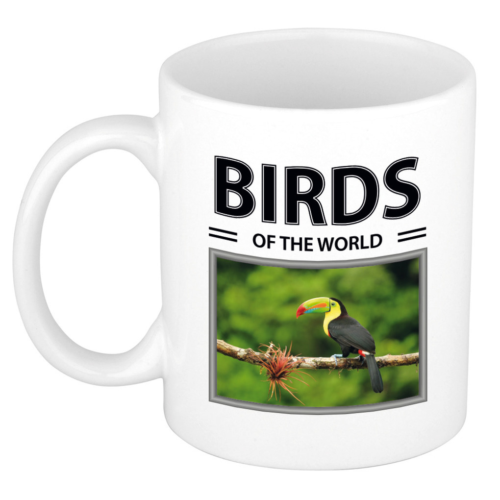 Toekans mok met dieren foto birds of the world -