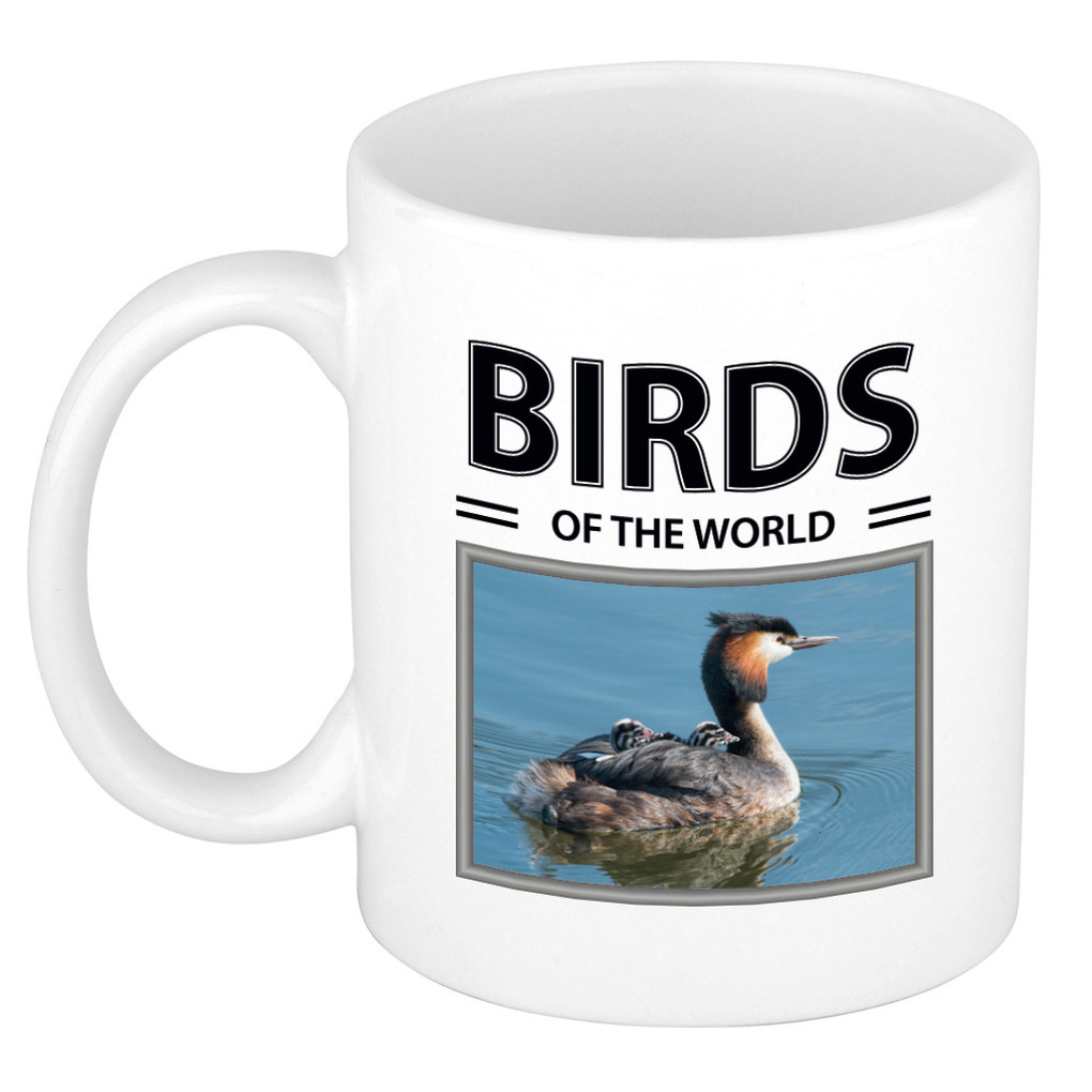 De Fuut koffie/drink mok/beker met dieren foto birds of the world - 300 ml -