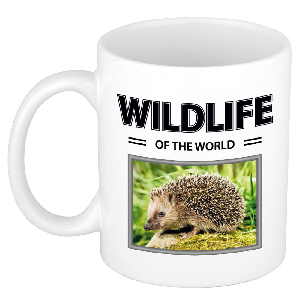 Egel mok met dieren foto wildlife of the world -