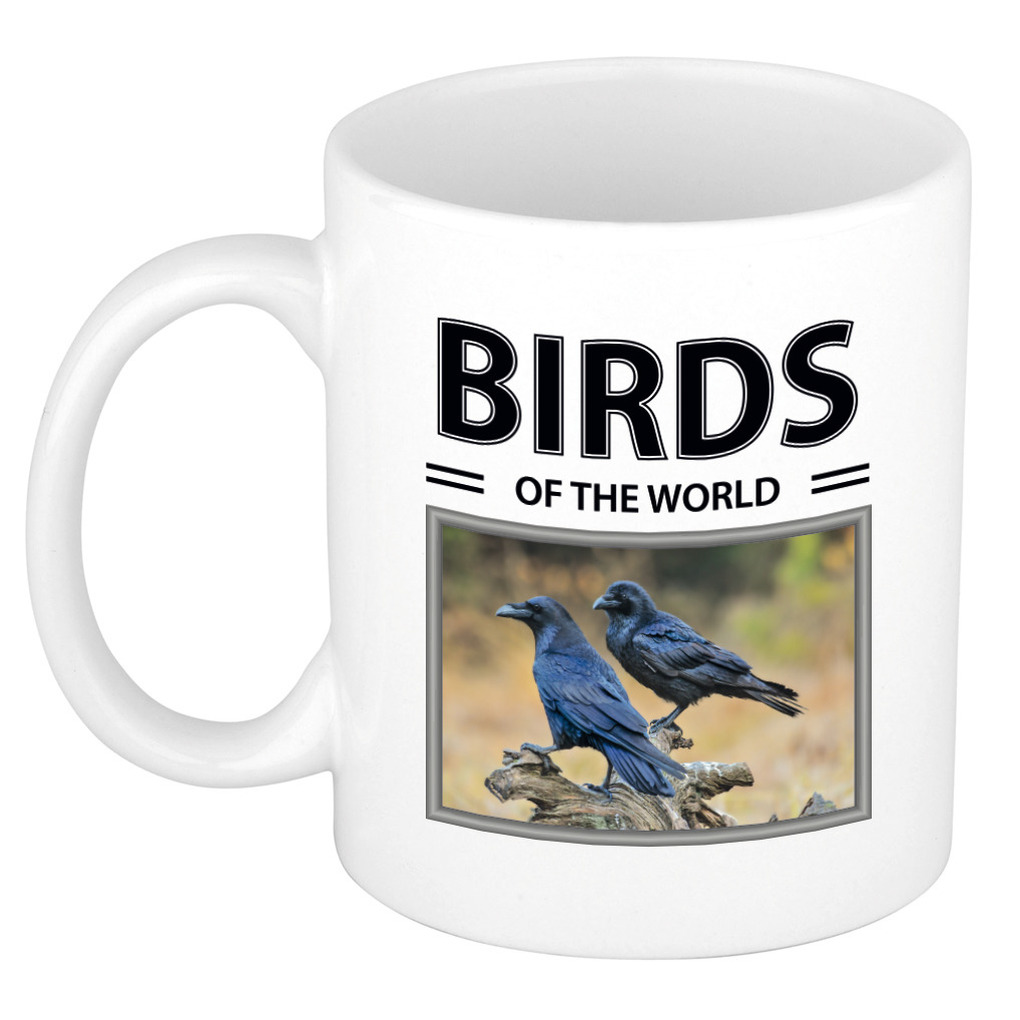Raven mok met dieren foto birds of the world -
