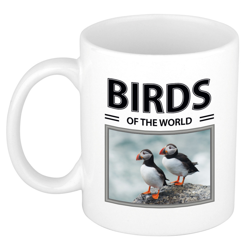 Papegaaiduikers mok met dieren foto birds of the world -