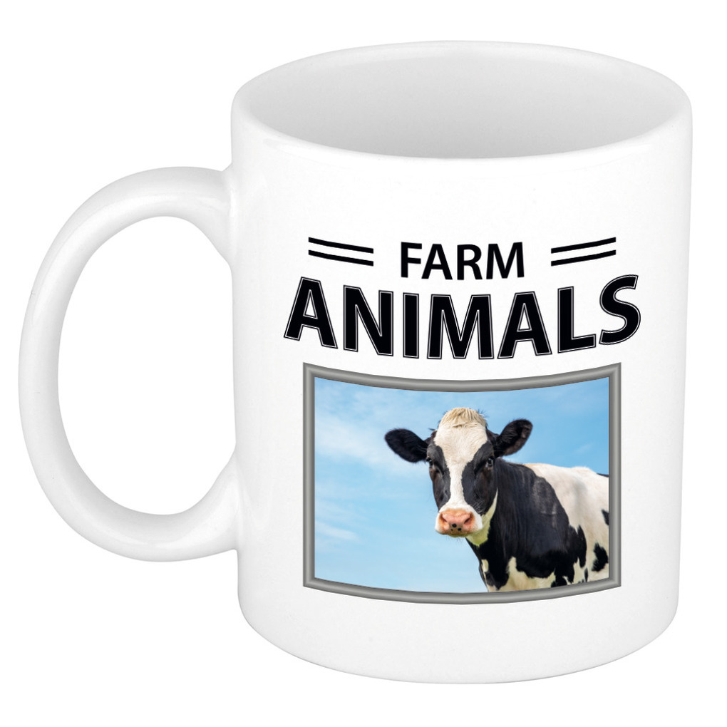 Koeien mok met dieren foto farm animals -
