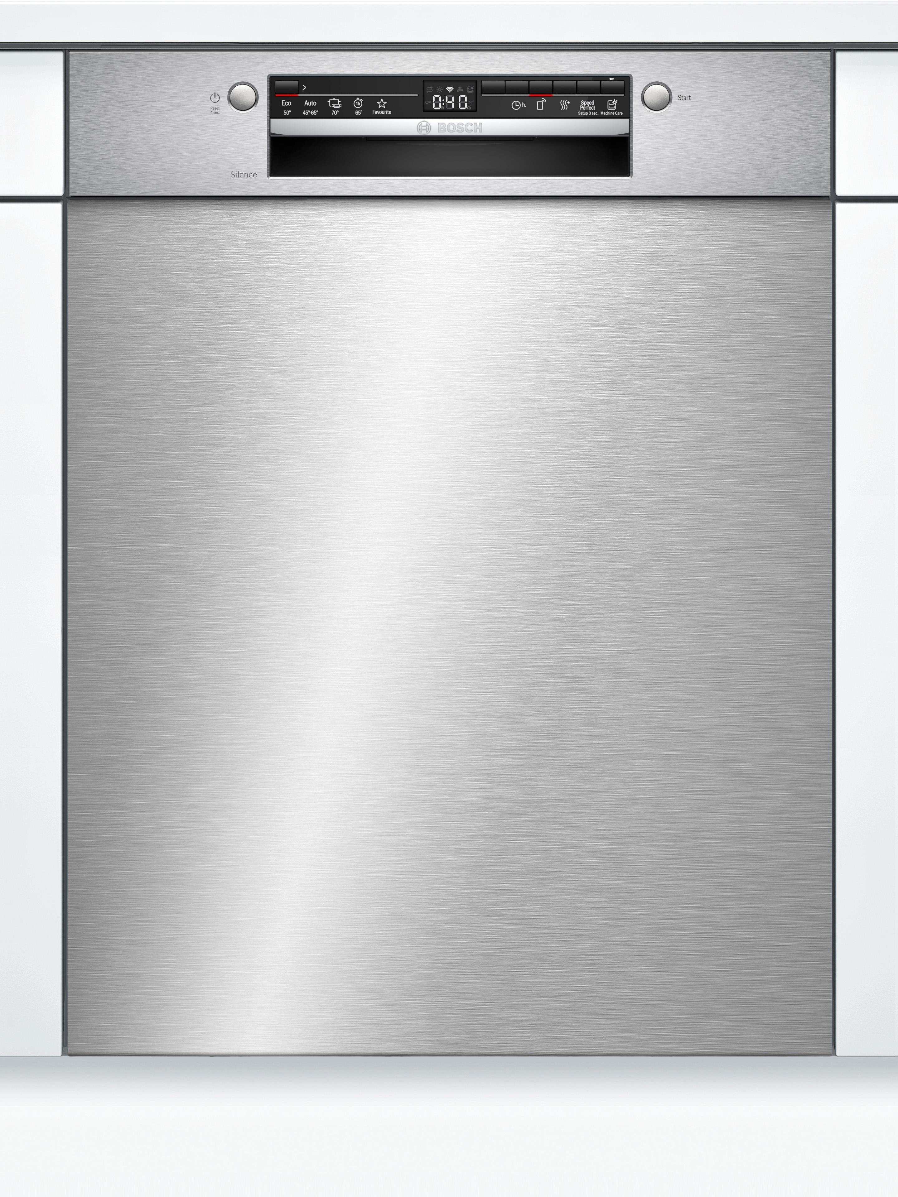 Bosch SMU2ITS33E Onderbouw vaatwasser Grijs