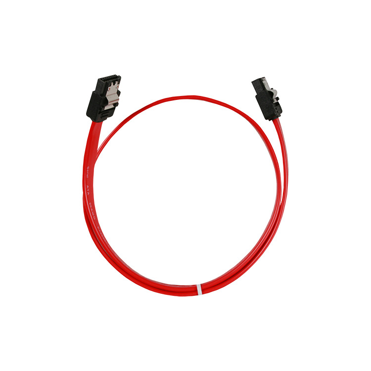 Sharkoon SATA II kabel 0,5 meter, 3 Gb/s, Connector met klem