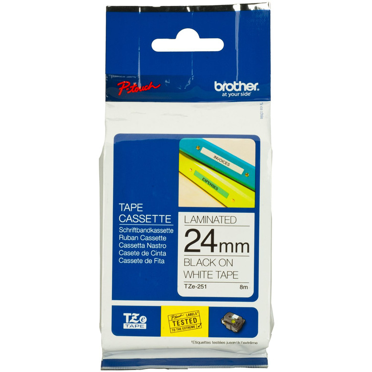 Brother Label Tape TZe-251 printlint