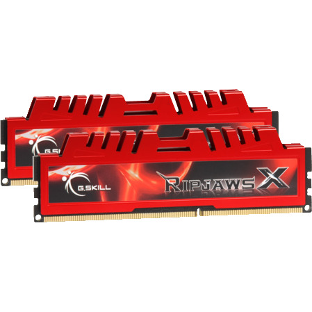 G.Skill 16 GB DDR3-1333 Kit werkgeheugen F3-10666CL9D-16GBXL, RipjawsX